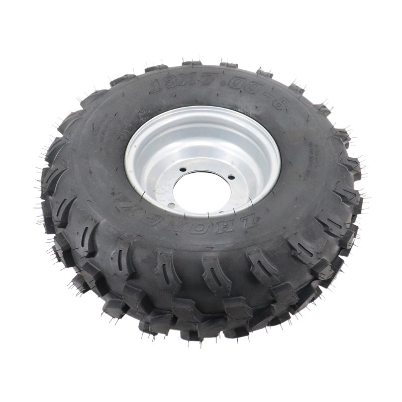 ATV Wheels 19/7-8 19X7.00-8 19X700-8 19X7-8 For 4PLY ATV QUAD TIRE WHEEL TUBELESS Tyres Hub 8 Inches Wheel Rim and Tyre