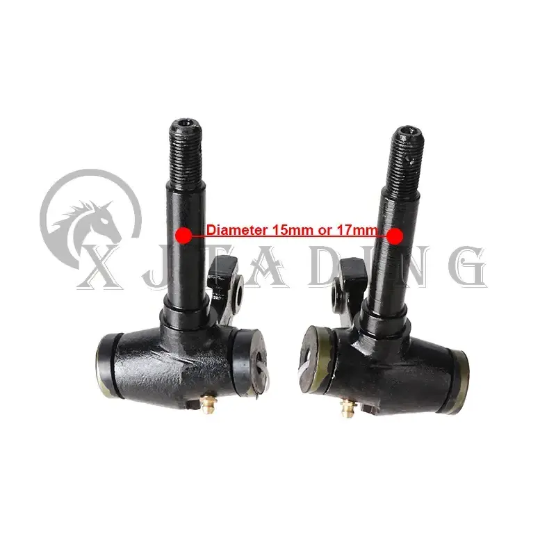 1 Pair For China 110cc 150cc 200cc 250cc ATV Go Kart UTV Buggy Quad Bike Drum Brake 15mm/17mm Steering Strut Knuckle Spindle