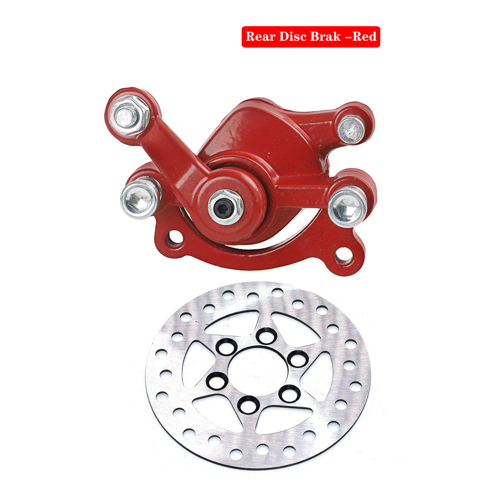 Front Rear Disc Brake With Disc  for 2 Stroke Mini Dirt Bike pocket bike ATV 49CC  Pads Brake Disc Plate Gas