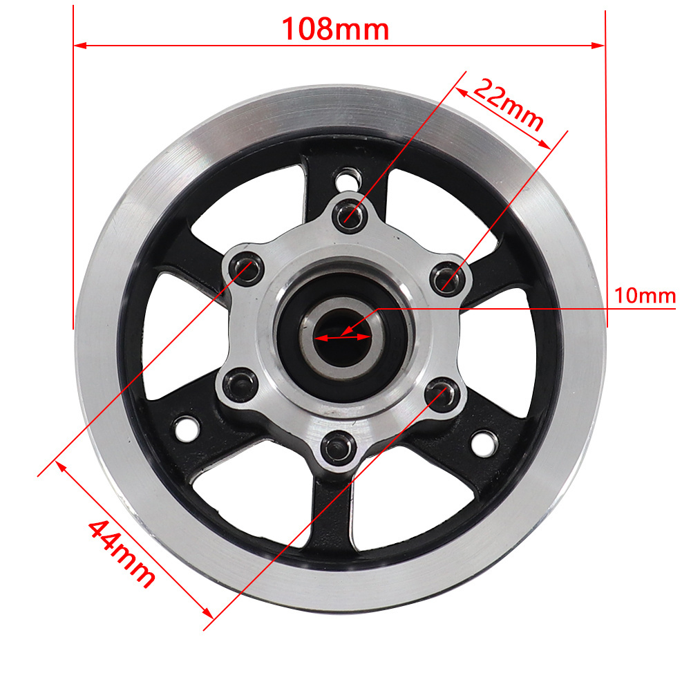 8 Inch Electric Scooter Wheel Hub 8 Inch Aluminum Alloy Wheel Rims 200x50 200*50 Tires