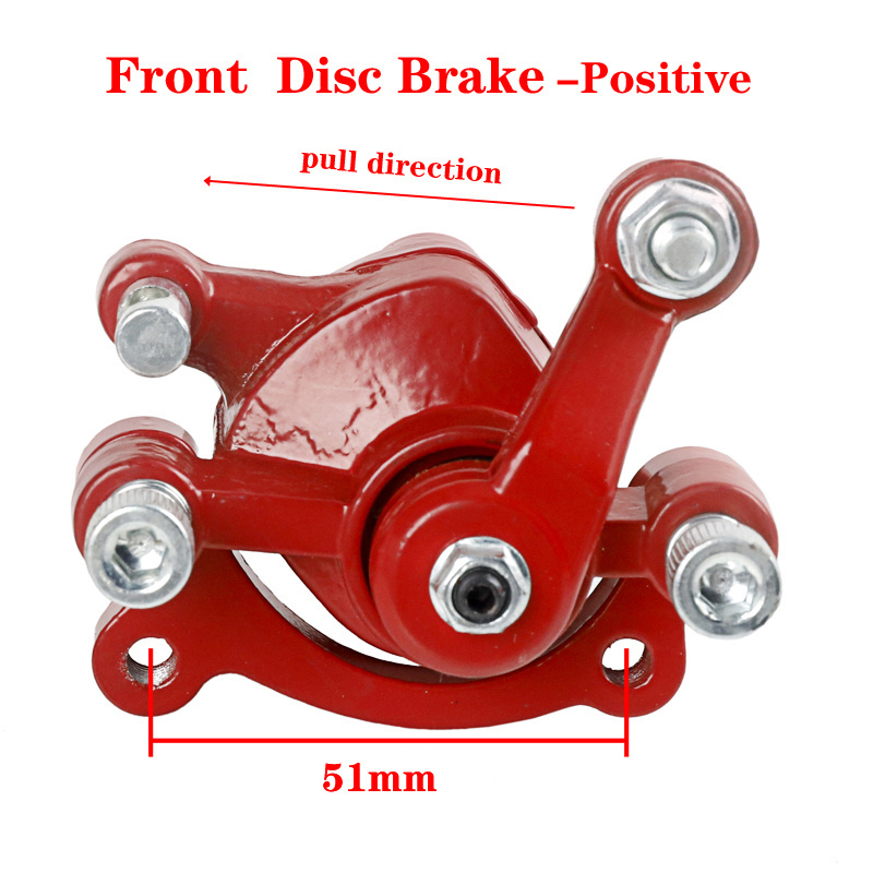 Front Rear Disc Brake With Disc  for 2 Stroke Mini Dirt Bike pocket bike ATV 49CC  Pads Brake Disc Plate Gas