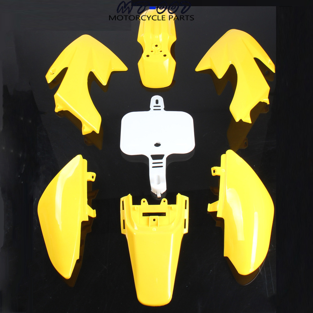 PLASTIC KIT FENDER For HONDA CRF50 XR50 70 CRF 50 XR 50 SDG SSR Pro 50cc 110c 125cc Dirt Pit Bike Fit For Kayo KR110