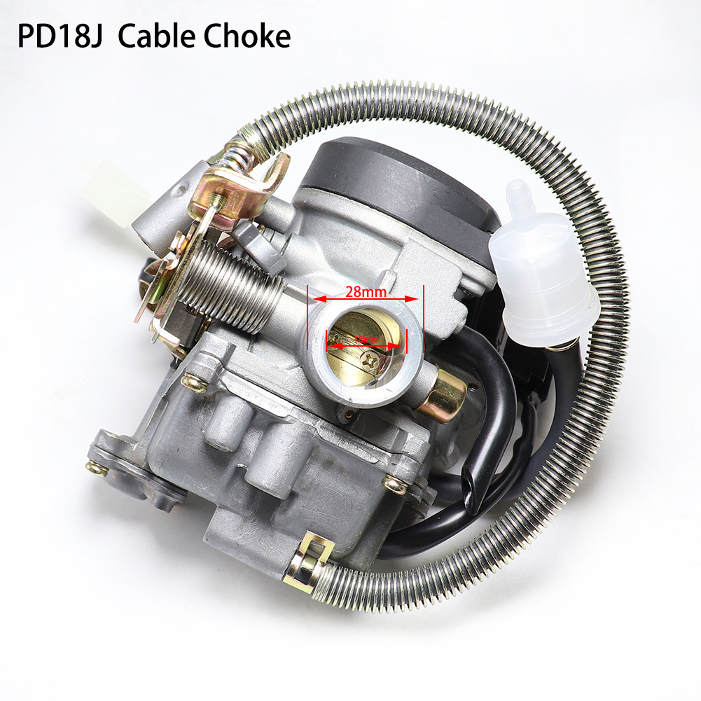 PD18J Carburetor 50cc 4 stroke Chinese GY6 139QMB Moped 49cc 60cc For SUNL BAJA TANK NST VIVA ATM BMS REDCAT Carburetor