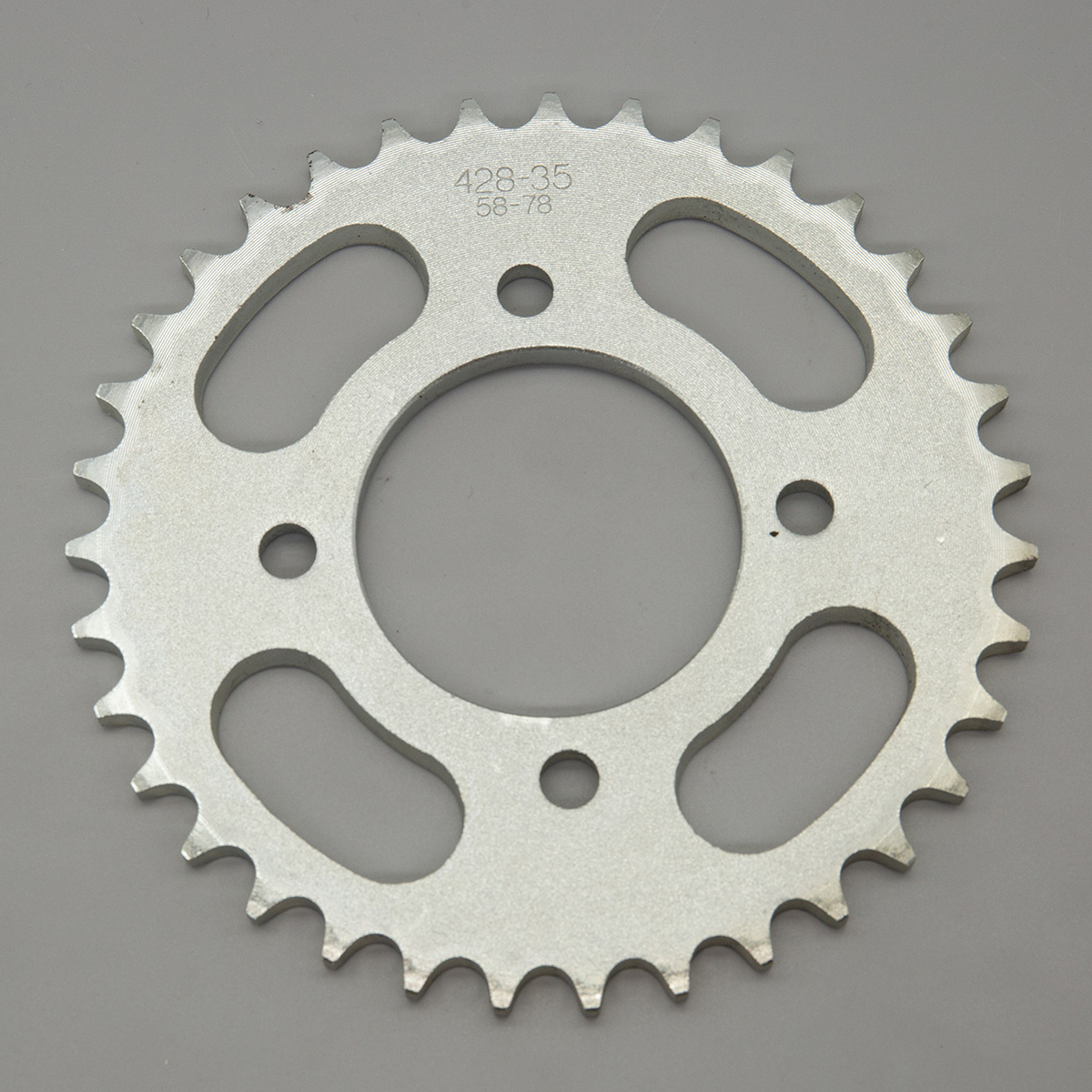 428 58mm 35T Silver Rear Sprocket For Chinese 50cc-160cc 170cc 190cc CRF50 SDG Pit Dirt Bike