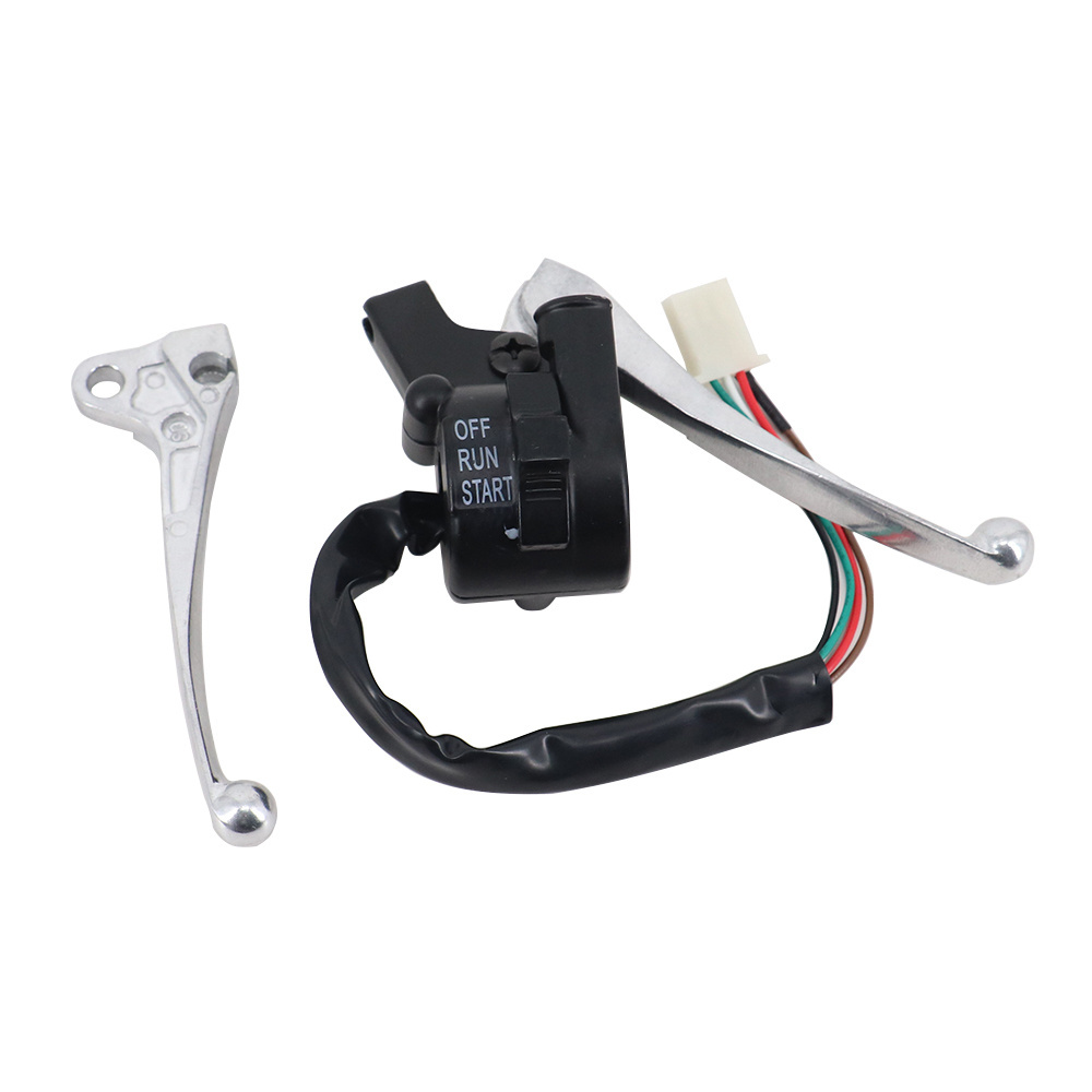 Throttle Housing Start Kill Switch Brake Lever For Yamaha PW50 PY50 PW PY 50 PeeWee50 G50T Dirt Bike