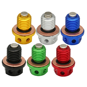 6 Color Engine Oil Magnetic Drain Bolt Plug For 50cc 90cc 110cc 125cc-160cc Lifan YX Zongshen Loncin Honda Kawasaki Suzuki