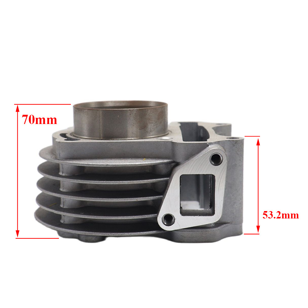 52mm Big Bore Racing Cylinder Gasket Piston Kit For GY6 139QMB 80CC Upgrade 4-Stroke Engine Parts