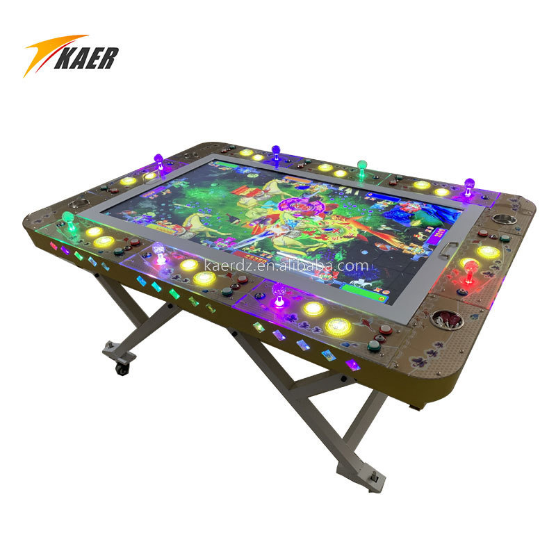 Hot Sale 6,8,10Player Ocean King High Definition Arcade Fish Game Table with Coin Pusher