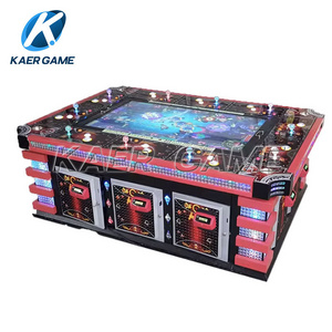 2024 New Design Popular 8 Player Metal/Wood Fish Game Cabinet Ocean King Table Black Panther