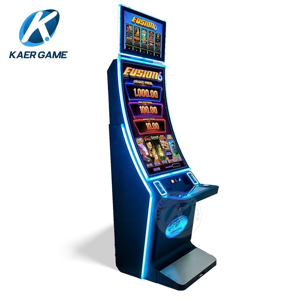 Hot Sale Classic High Profit Software Video Amusement 43 Inch Curved Metal Arcade Game Cabinet