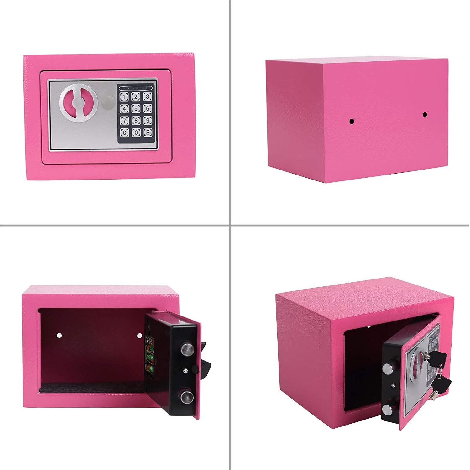 Electronic Security Colorful Mini Money Saving Safe Box Digital Lock Portable Safe Home Personal Safe Box