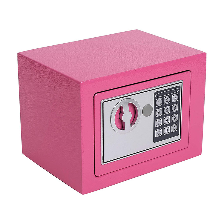 Electronic Security Colorful Mini Money Saving Safe Box Digital Lock Portable Safe Home Personal Safe Box