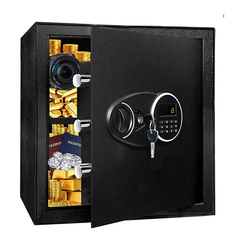 Electronic Digital Lock Home Safe Box Deposit Cash Money Steel Smart Safe Box For Sale