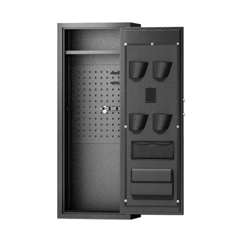 Kaer Manufacture Fingerprint Biometric Gun Safe Cabinet High Quality Treadlock Gun Safe Box