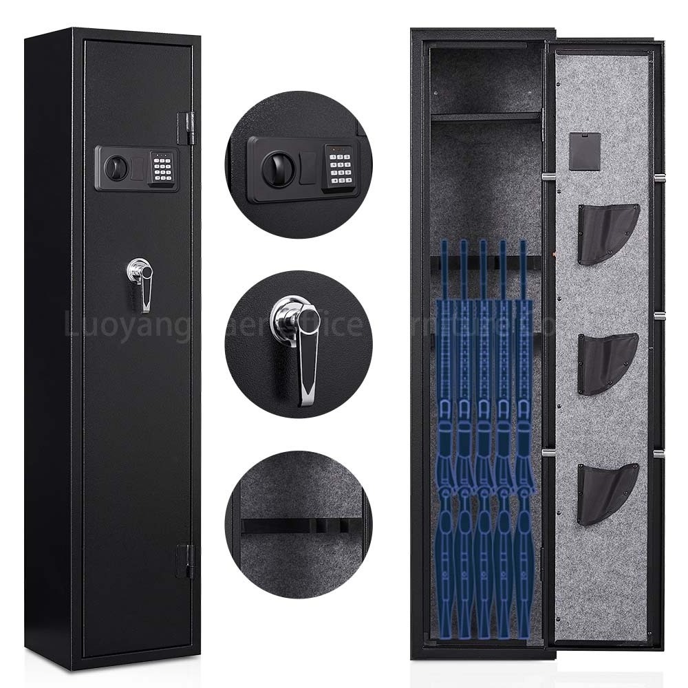 Armoire Fusil Pistolet Scuritaire Manufacture Wholesale 5 Gun Storage Safe Best Gun Safety Cabinets