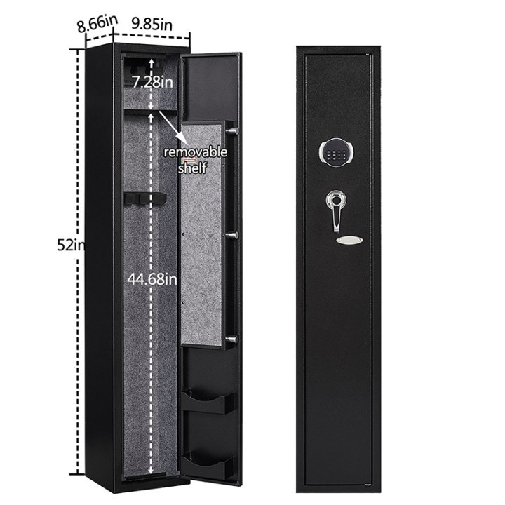 Wholesale Large Security Gun Storage Cabinet Metal Gun Safe Box Cabinet With Hand gun Lockbox