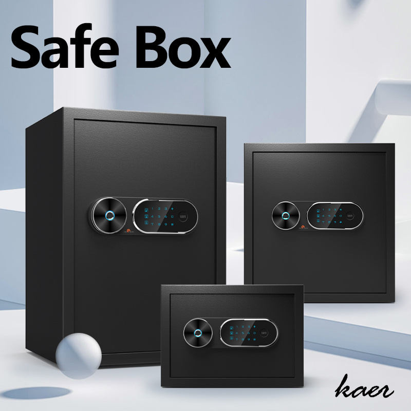 Cross-Border E-Commerce Supplier Room Portable Security Case Lock Touchscreen Safe Box With Key