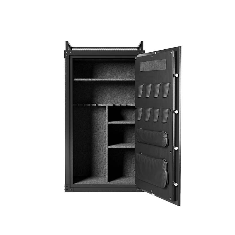 Cross-Border Hot Selling Key Lock Gun Cabinet Safe Fireproof Treadlock Gun Safe Box