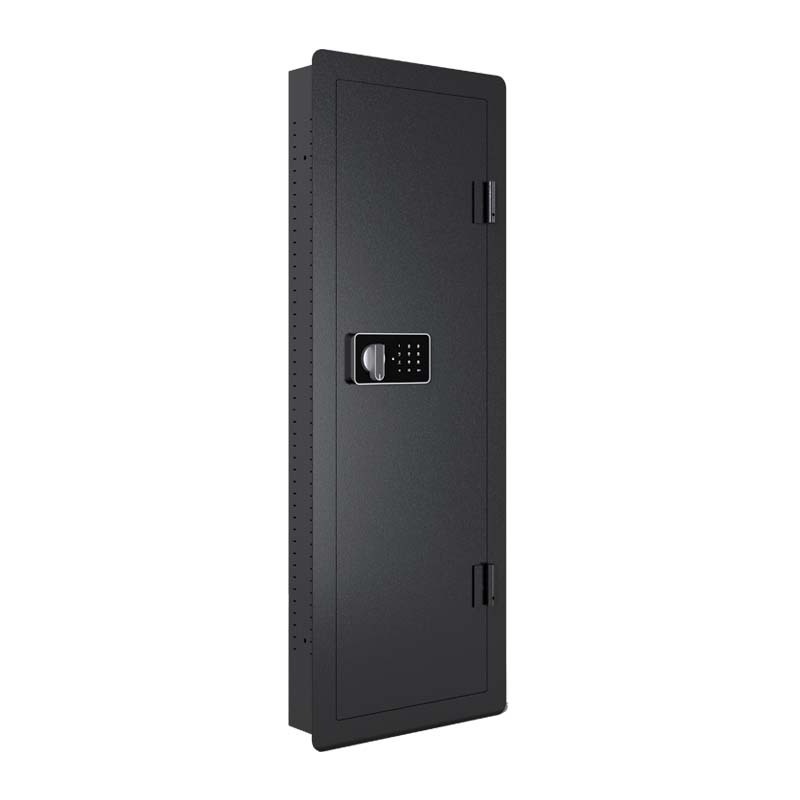 Wholesale OEM Biometric Fingerprint Electronic custom Heavy Duty Steel secret security hidden secret long gun safe box