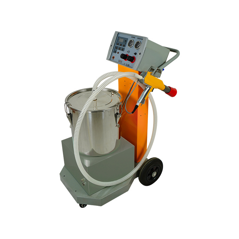 Portable electrostatic flocking machine