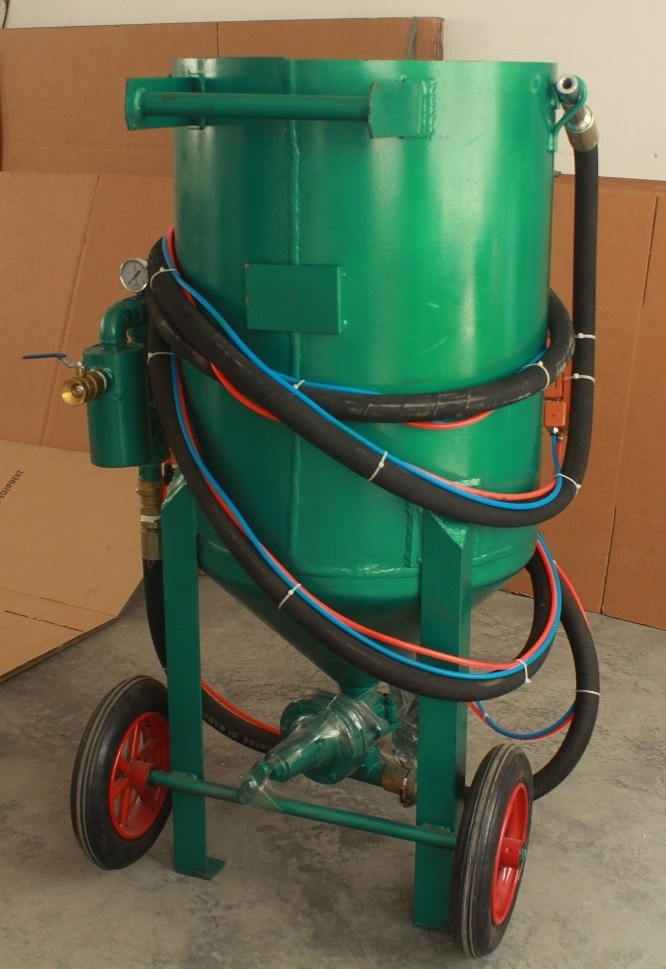 Portable sandblaster pot for sale