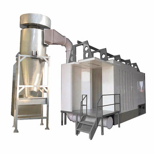 Fast Color Change Automatic Powder Coating Booth in Powder Spraying Line