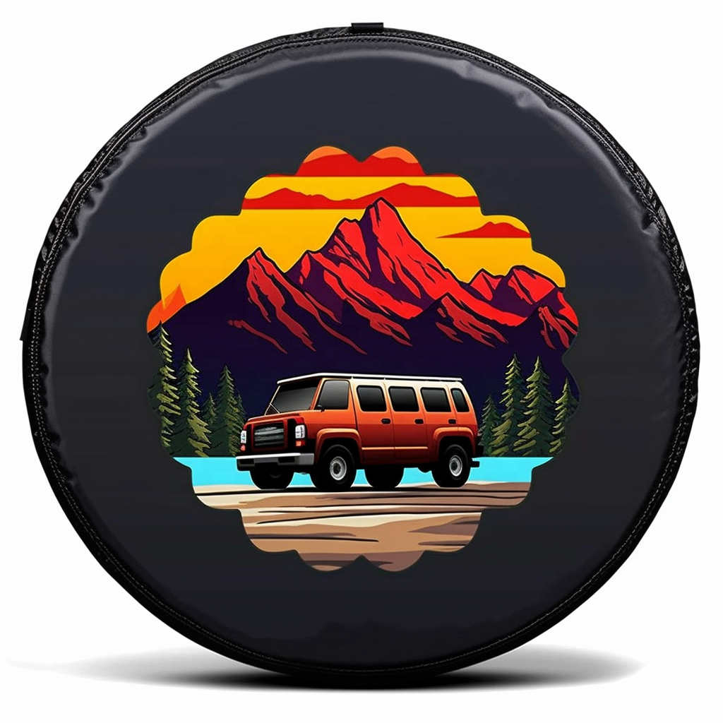 spare Tire Cover  tyre cover wheel covers for RV Boat Trailer Camper Van SUV caravans, campers and 4x4  Wrangler