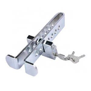 Steel portable car vehicle brake clutch pedal accelerator security lock car brake pedal lock