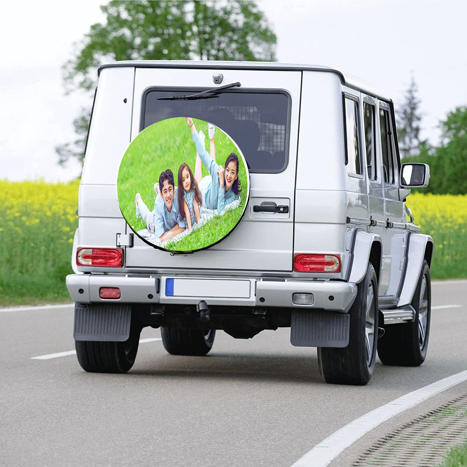 Custom Spare Tire Cover Personalized Design Text Name Image Tire Covers Waterproof Dust-Proof Wheel Cover for Trailer  Rv SUV