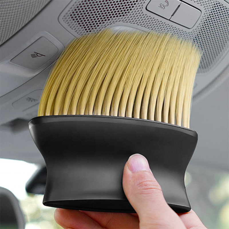 Car washing soft bristle brush Car interior dust sweeping small cleaning brush