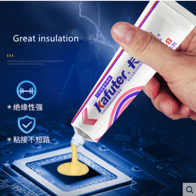 Manufacturer Kafuter K-1668 Solvent glue Fix Electronic Components Rubber Solution Adhesive