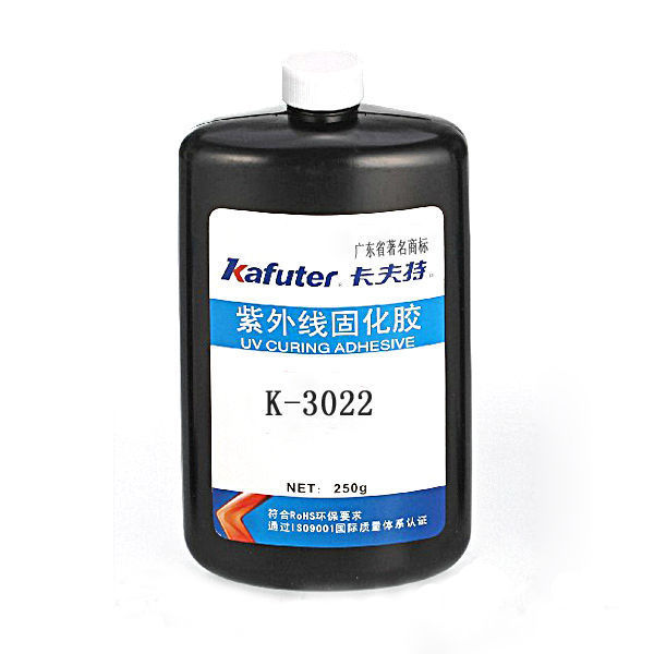 Kafuter K-3022 uv cure acrylic adhesive, uv light cure adhesives for glass uv cure adhesive