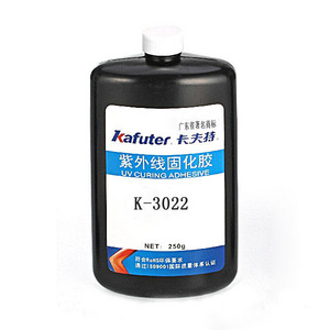 Kafuter K-3022 uv cure acrylic adhesive, uv light cure adhesives for glass uv cure adhesive