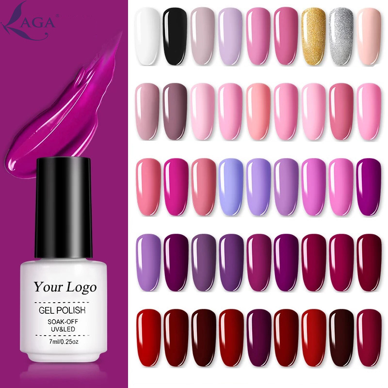 2021 Top Quality Nail Polish OEM Private Label Nail Gel Polish UV Soak Off Nail Gel Polish