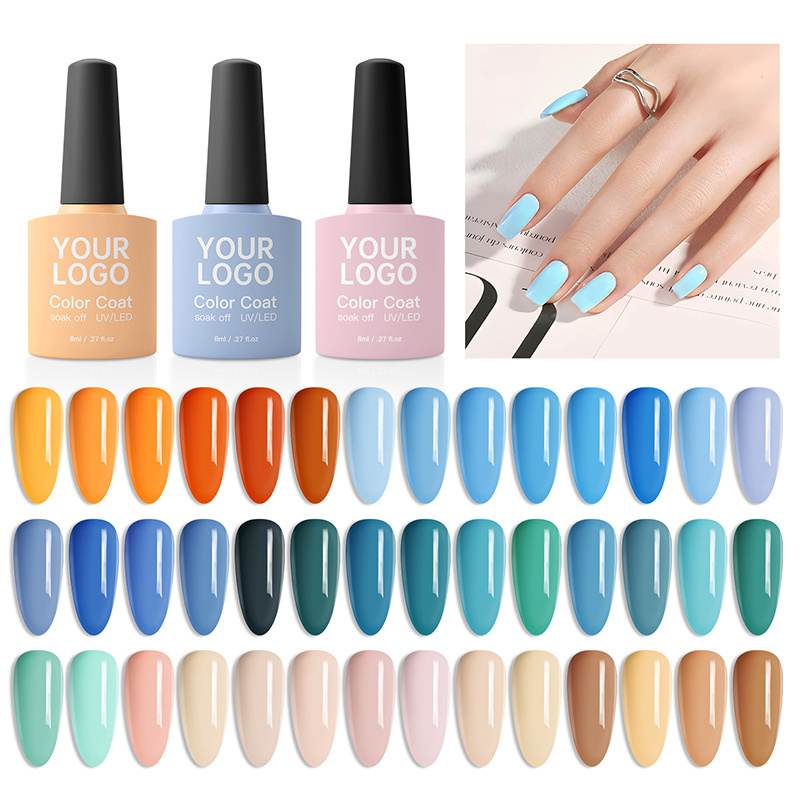 Hema free nail gel polish Custom Logo Private Label 3000 Colors TPO free nail uv gel polish Nail Supplie