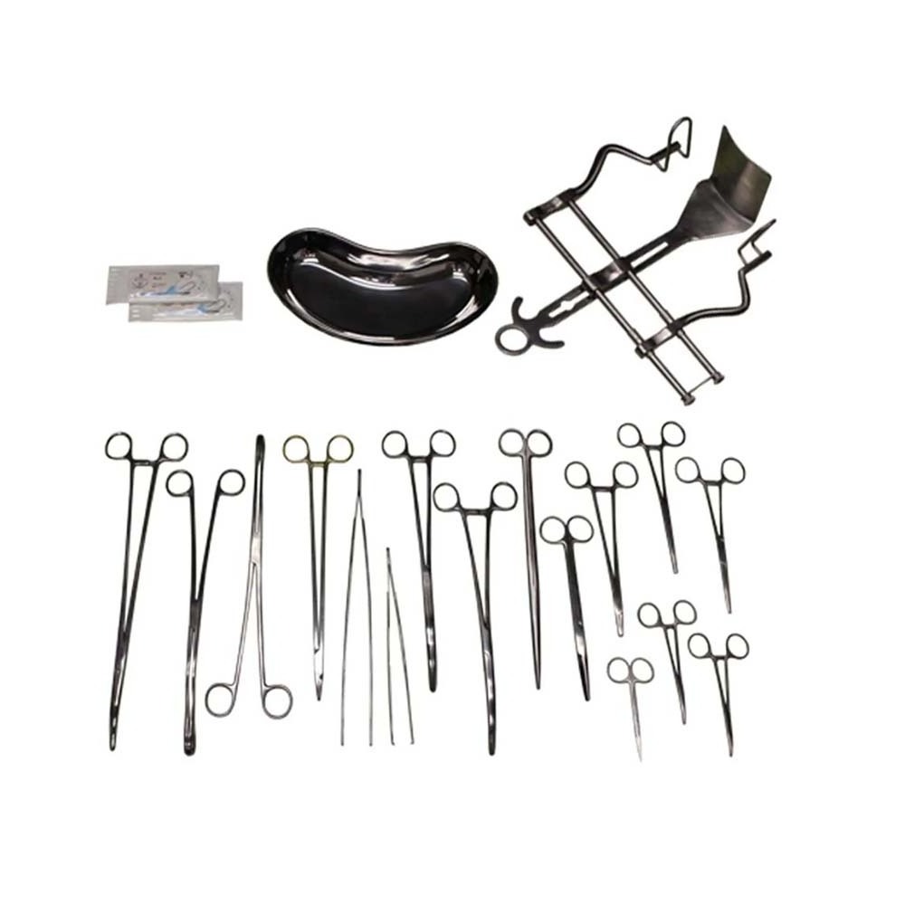 2024 Abdominal Surgery Essential Instrument Kit Set Basis of Surgical Abdomen Equipment By KAHLU ORTHOPEDIC