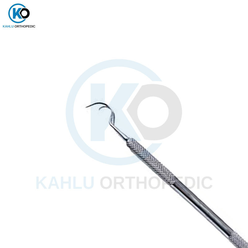 2 Pcs Stainless Steel Dental Picks Probe Cleaning Teeth Oral Dental Tools in Wholesale Price Made By KAHLU ORTHOPEDIC