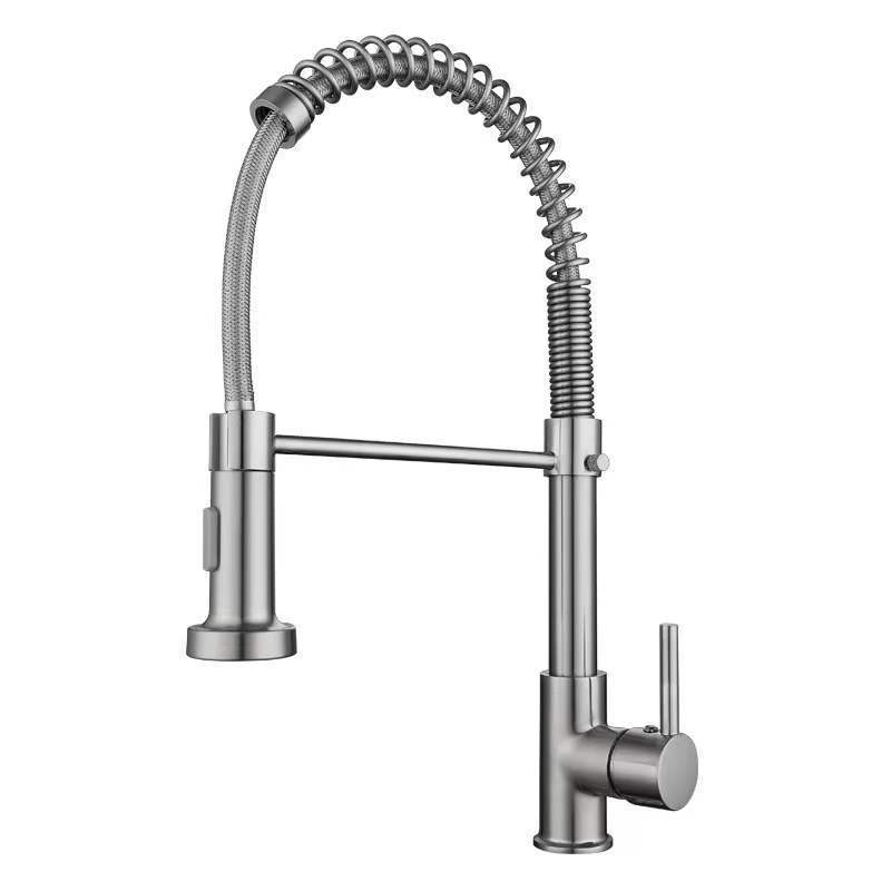 solid taps brass matte black kitchen mixer sink faucet with knurled commercial