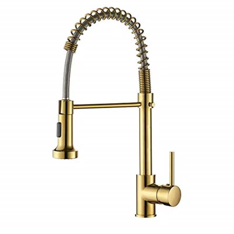 solid taps brass matte black kitchen mixer sink faucet with knurled commercial