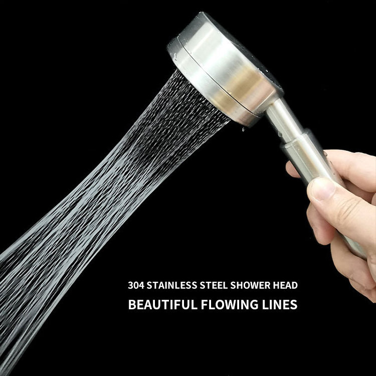 high pressure rainfall stainless steel pivoting shower head and hand shower