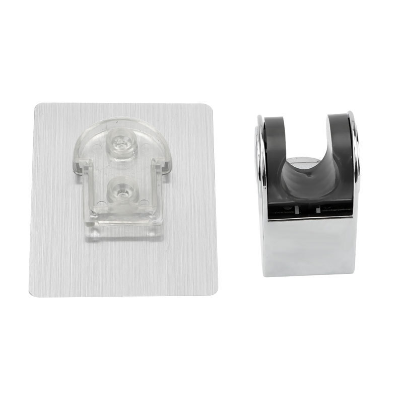 Bathroom Punch Free plastic Hand Slide Shower Holder with Water Outlet Bracket Wall Mount