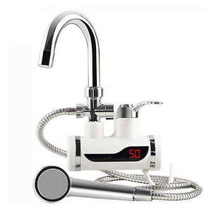 wholesale 3000W Hot Water Heater Fast Heating  Electric shower faucet bathroom kitchen faucets with LED Digital Display