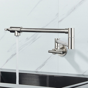 2021 Kitchen Faucet Stainless Steel 304 Water Tap Modern Kichen Kitchen Taps Brass Kitchen Mixer Sink Faucets In Wall Faucet