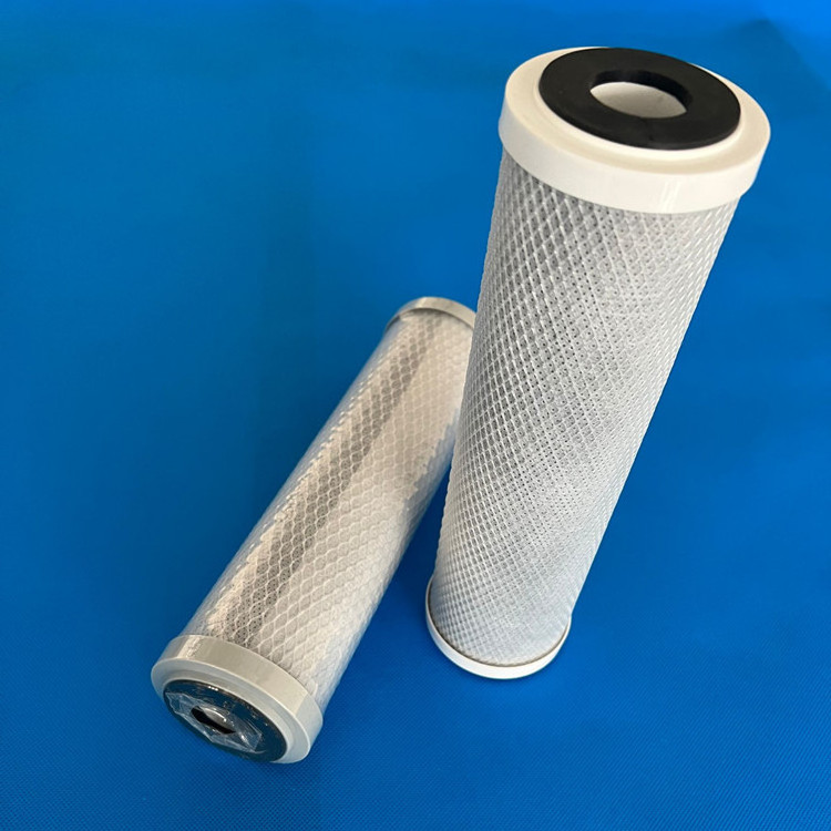 High quality 5 micron activated cto carbon block water filter cartridges bulk 10'' 20'' 30'' 40''