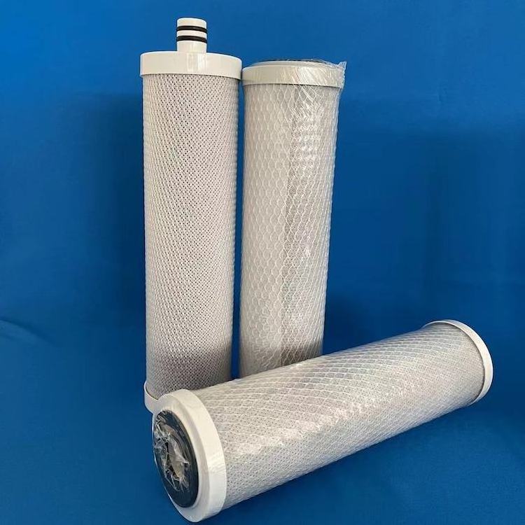 High quality 5 micron activated cto carbon block water filter cartridges bulk 10'' 20'' 30'' 40''