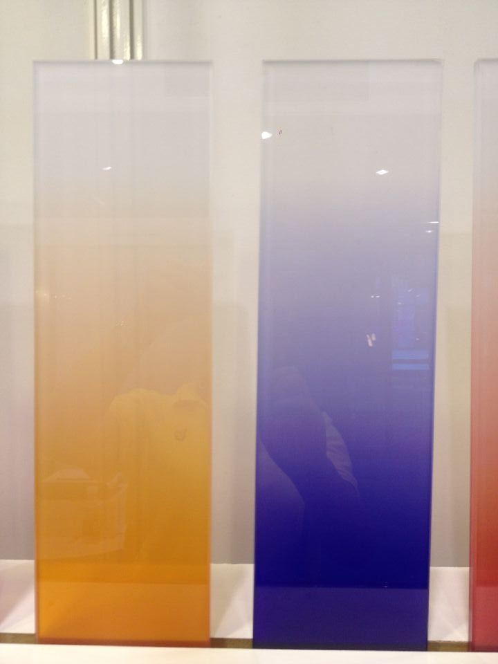 For office/door/window use 8-12mm Laminated Gradient Glass