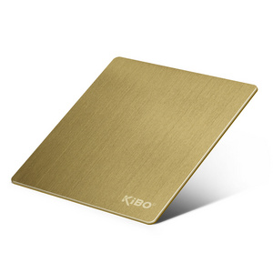 Hairline Gold 201 304 316 SS304 PVD Coated Stainless Steel Sheet Decoration Plate Anti Scratch Coating Cold Rolled Raw Material