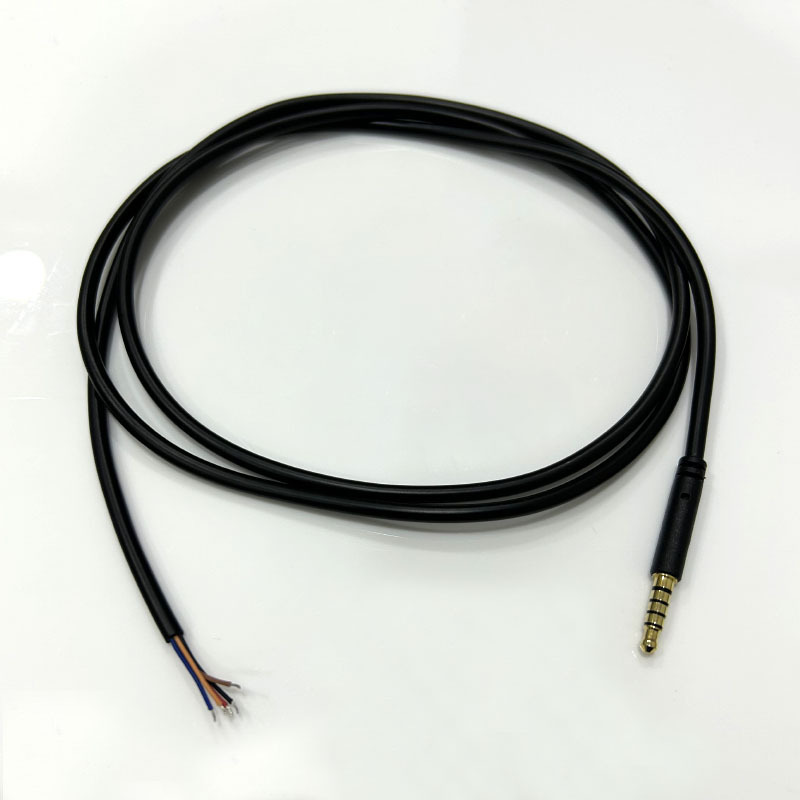 3.5mm Audio Cable 3.5mm 4 Pole 5 Pole Audio Plug to End-opened Tinned Wire