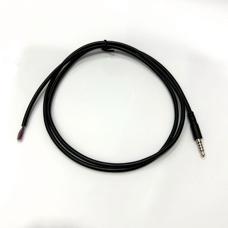 3.5mm Audio Cable 3.5mm 4 Pole 5 Pole Audio Plug to End-opened Tinned Wire