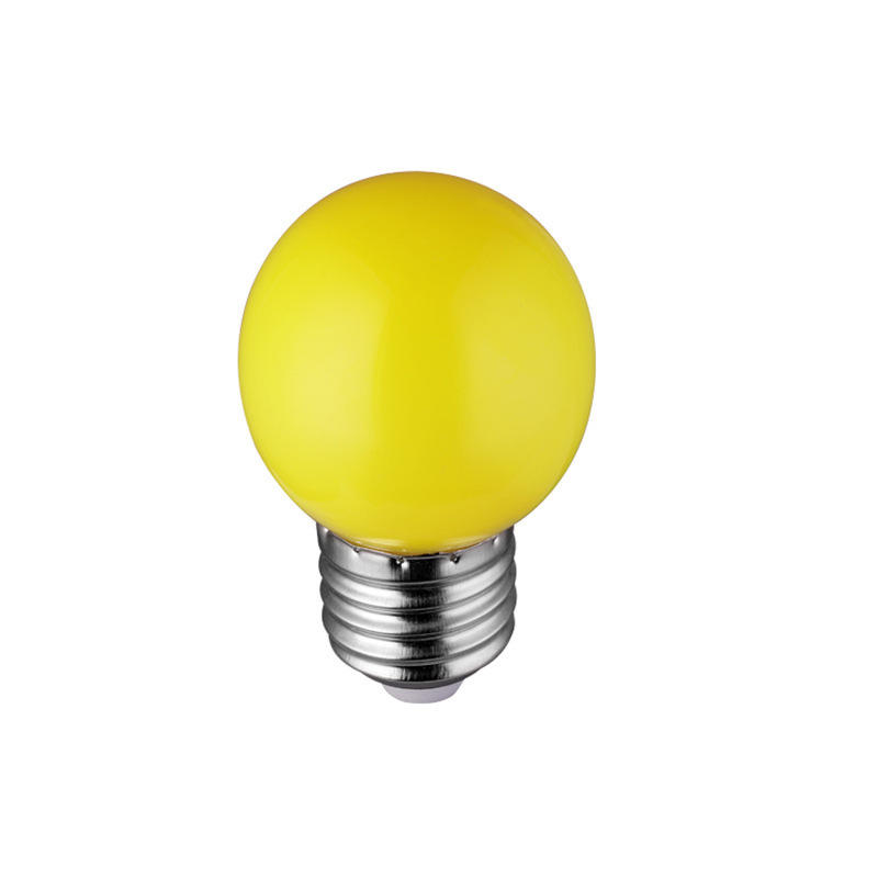 Wholesale E27 B22 1.5W Mini Round Led Color Bulb Yellow Red Led Bule Globe Shape Led Bulb